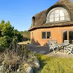 Octagonal Thatched Forest House Near Herning *