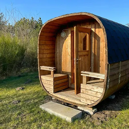 Octagonal Thatched Forest House Near Herning Videbæk