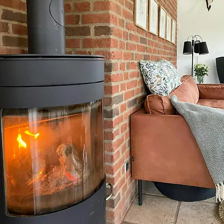 Octagonal Thatched Forest House Near Herning