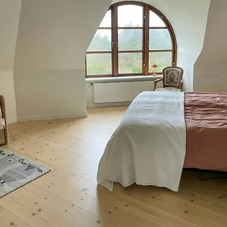 Octagonal Thatched Forest House Near Herning *