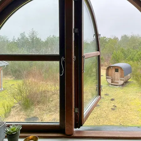 Octagonal Thatched Forest House Near Herning * Videbæk
