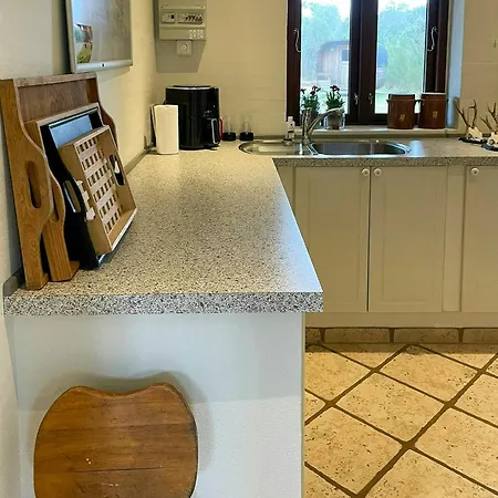 Octagonal Thatched Forest House Near Herning *