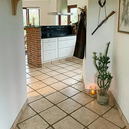 Octagonal Thatched Forest House Near Herning *