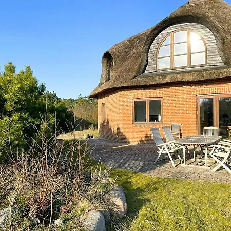 Octagonal Thatched Forest House Near Herning *