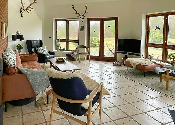 Octagonal Thatched Forest House Near Herning * Videbæk